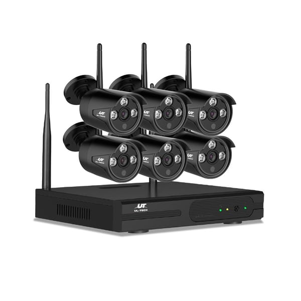 UL-TECH 1080P Security Camera System 4CH DVR with 4 CCTV Dome Cameras